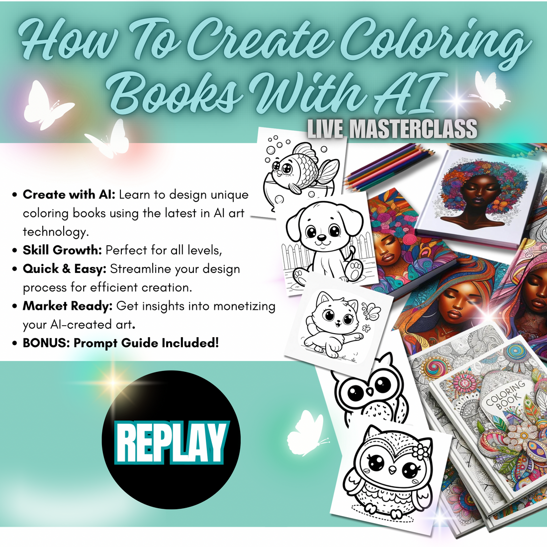 How to create coloring books masterclass ai promptz