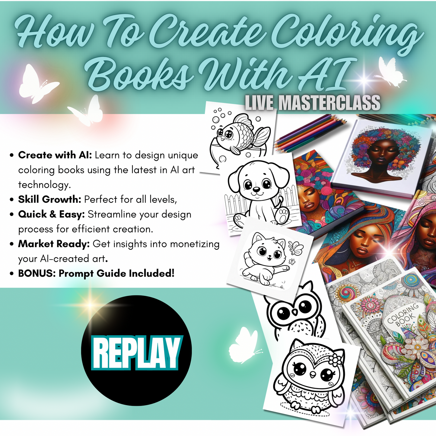 How To Create Coloring Books Masterclass