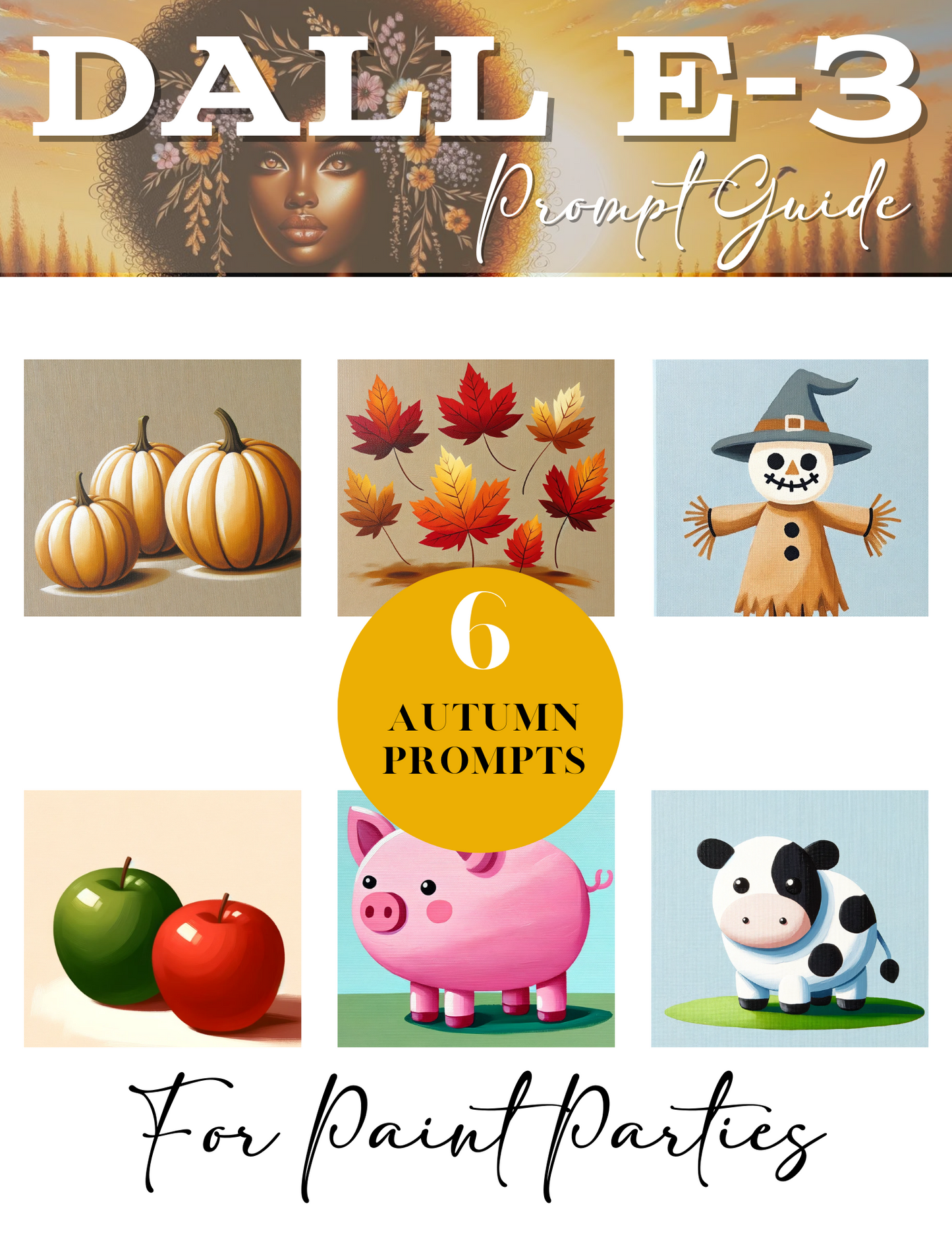 Dalle3 Prompt Guide For Paint Parties: Autumn Edition