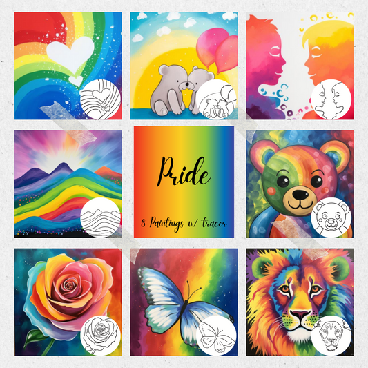 Pride PLR Paint Party Printable Bundle