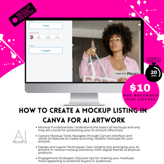 How To Create A Mockup Listing In Canva For Ai Artwork