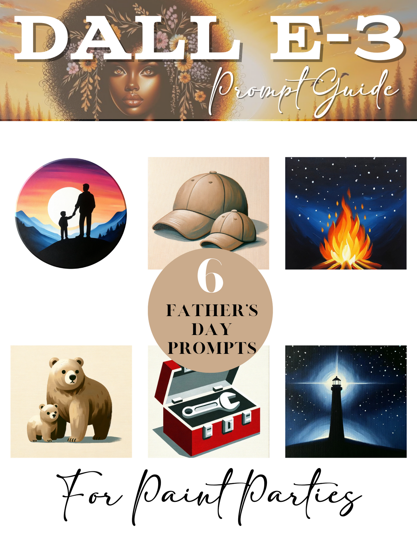 Dalle3 Prompt Guide For Paint Parties: Father's Day Edition