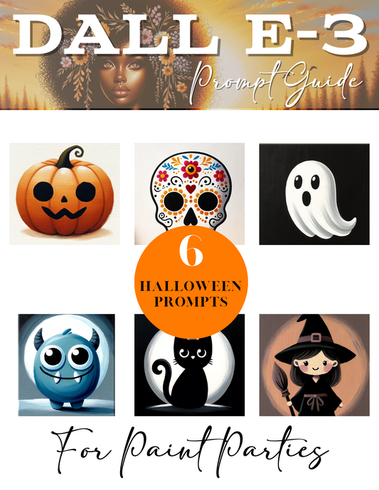 Dalle3 Prompt Guide For Paint Parties: Halloween Edition