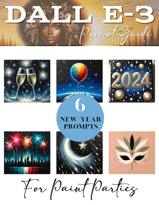 Dalle3 Prompt Guide For Paint Parties: New Year Edition