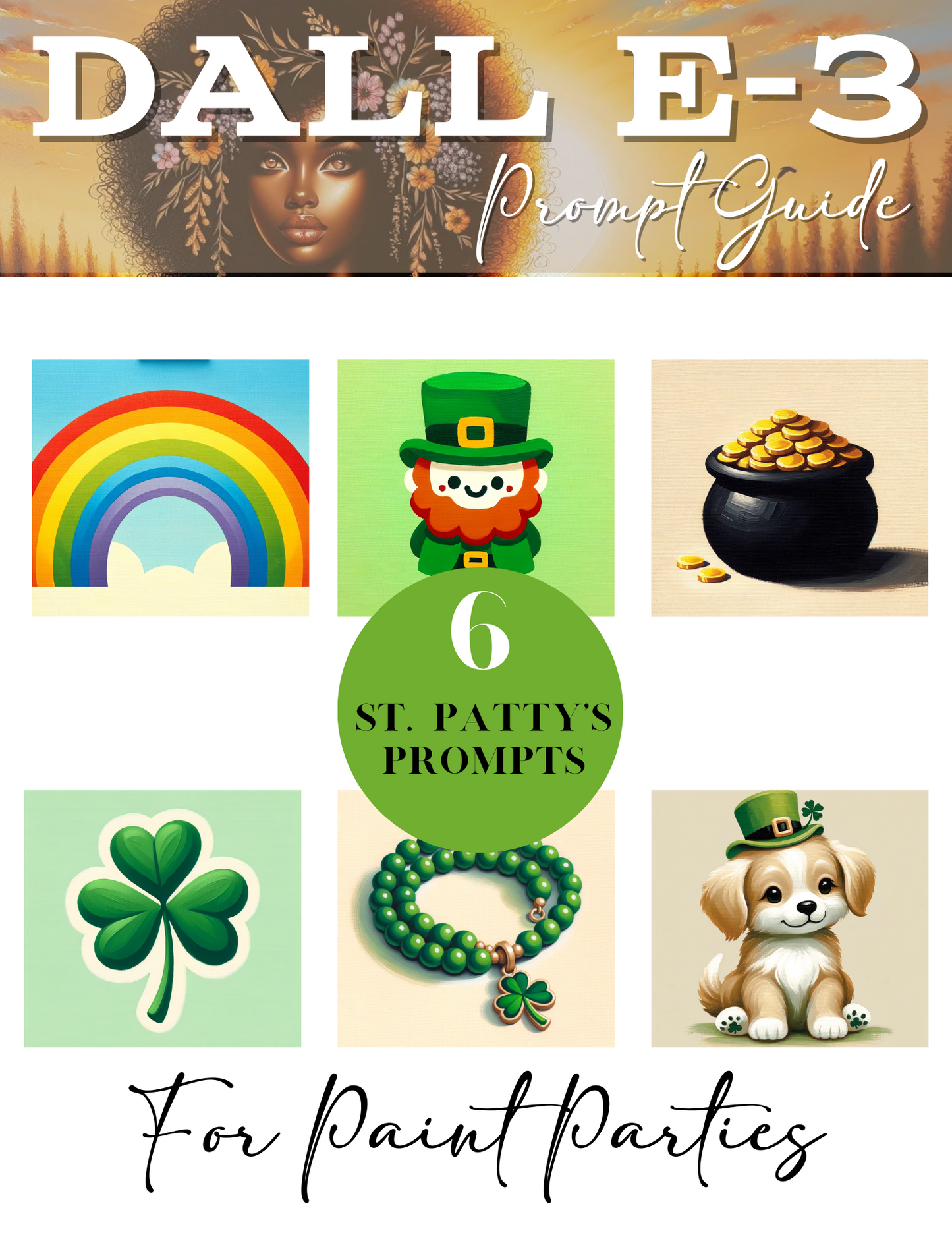 Dalle3 Prompt Guide For Paint Parties: St. Patty's Day Edition