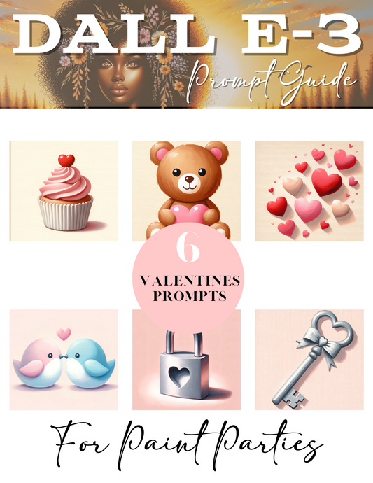 Dalle3 Prompt Guide For Paint Parties: Valentine's Day Edition