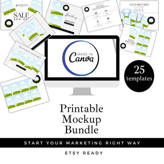 Printable Mockup Bundle